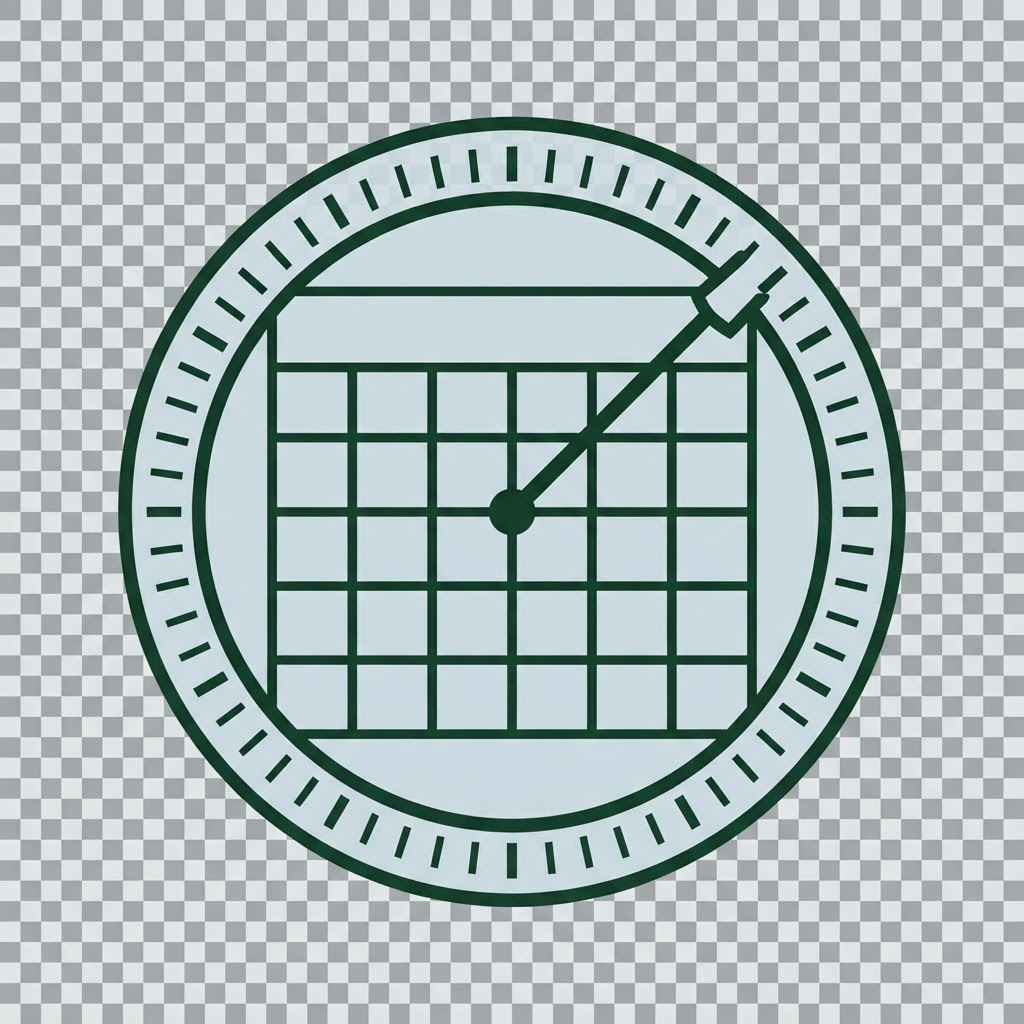 A softly rounded clock face marking a 120-day countdown
